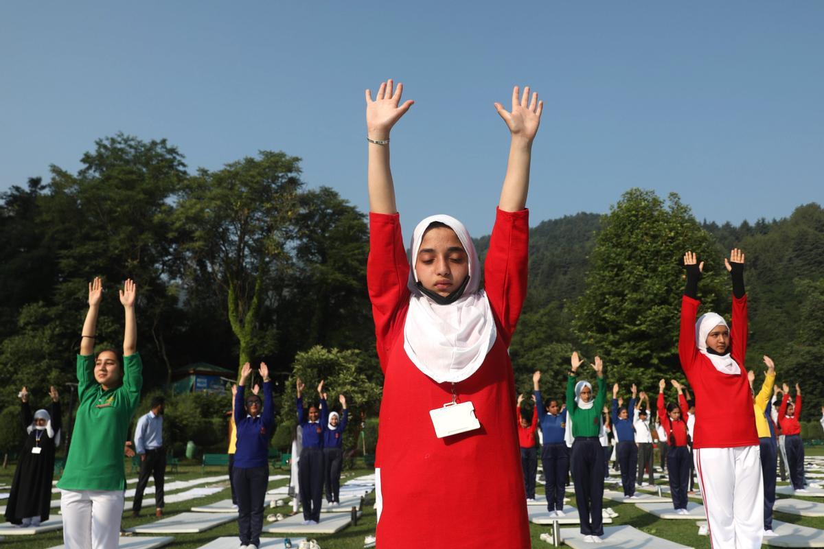 Día Internacional del Yoga en la India