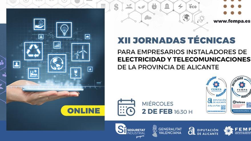 XII Jornadas Técnicas para instaladores de electricidad y telecomunicaciones de la provincia de Alicante