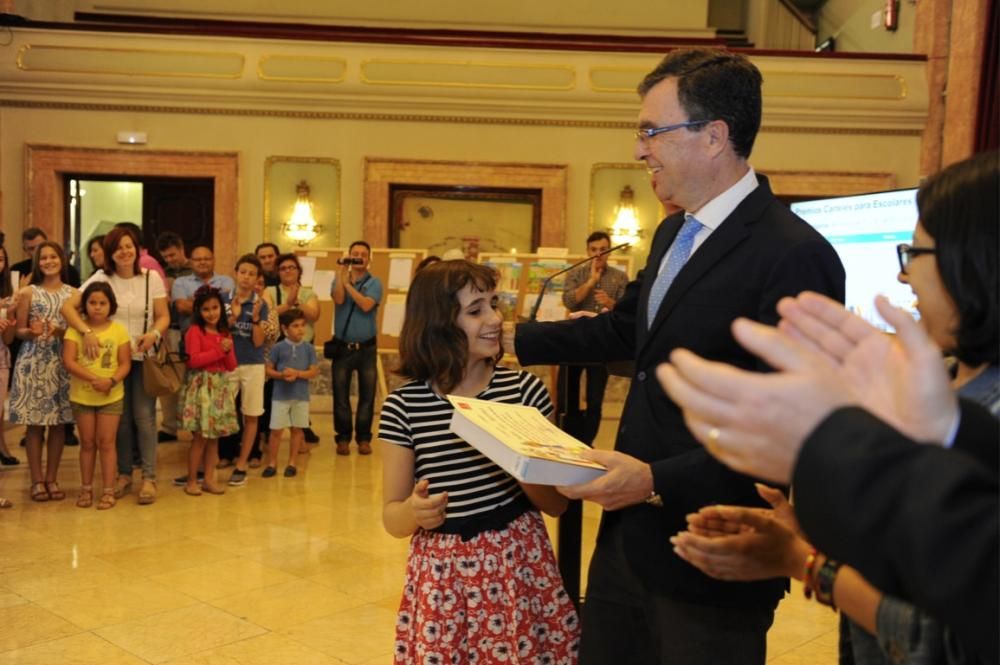 El alcalde de Murcia entrega a los niños y niñas los premios municipales del Día del Medio Ambiente