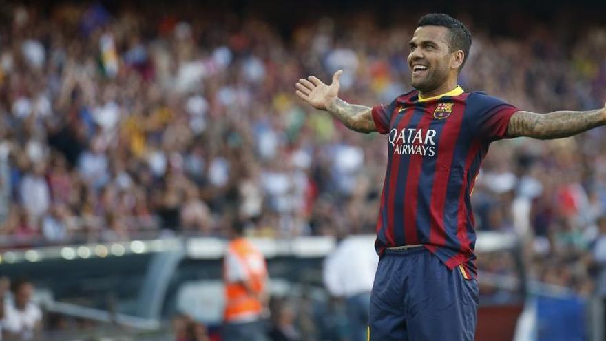 La prioritat d&#039;Alves és continuar al Barça, segons el seu representant