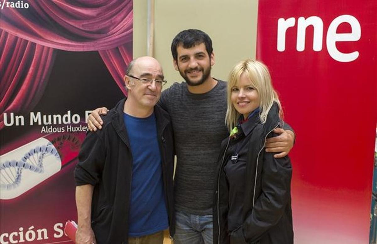 Álex Angulo, Fran Perea i Lluvia Rojo. Álex Angulo, Fran Perea i Lluvia Rojo.