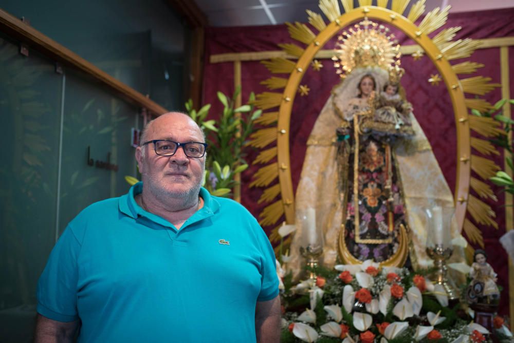 Celebración de la fiesta de la Virgen de El Carmen