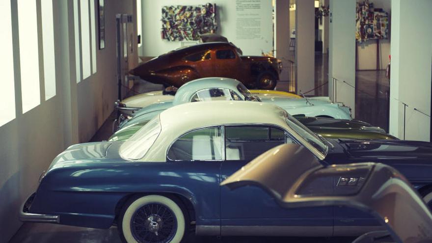 Algunos de los ejemplares del Museo del Automóvil.