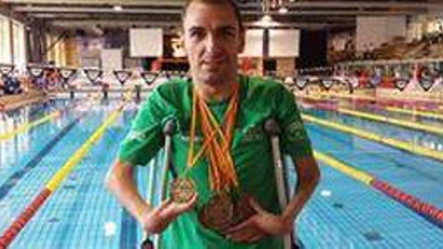 España logra diez medallas en los Europeos de Natación Paralímpica