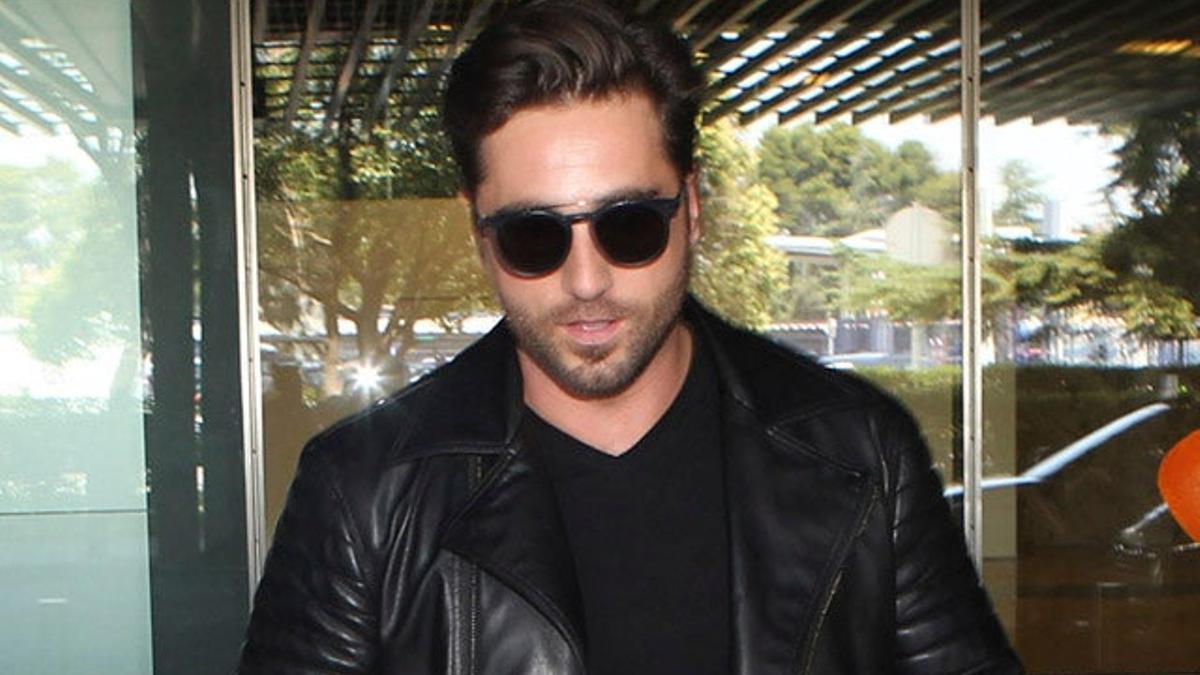 David Bustamante en Barajas