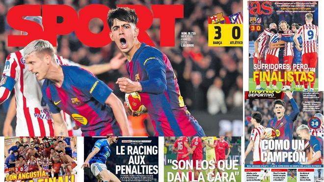 Estas son las portadas de la prensa deportiva de hoy