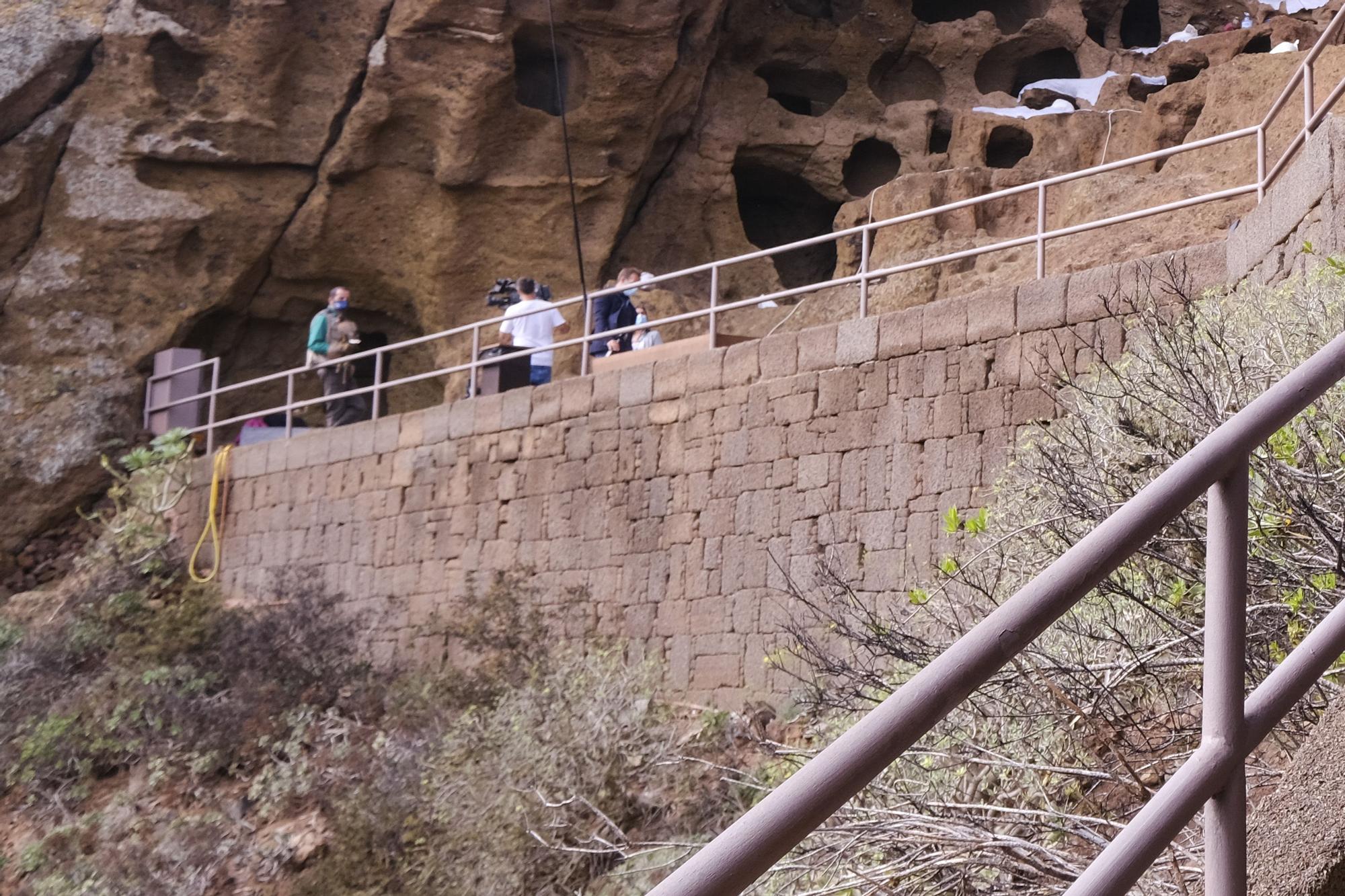 Trabajos de protección en el Cenobio Valerón