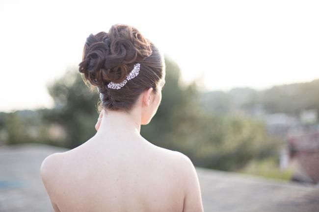 Peinados para novias: sofisticado