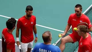Novak Djokovic ya se entrena en L'Alqueria