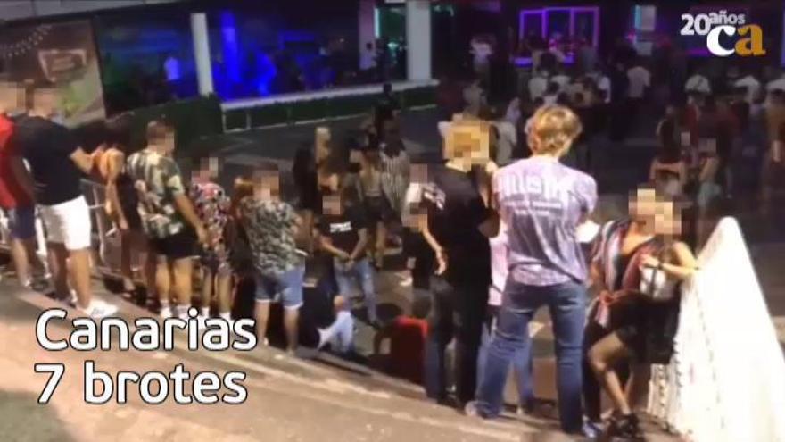 Los botellones y las fiestas en espacios cerrados son los principales motivos de los rebrotes