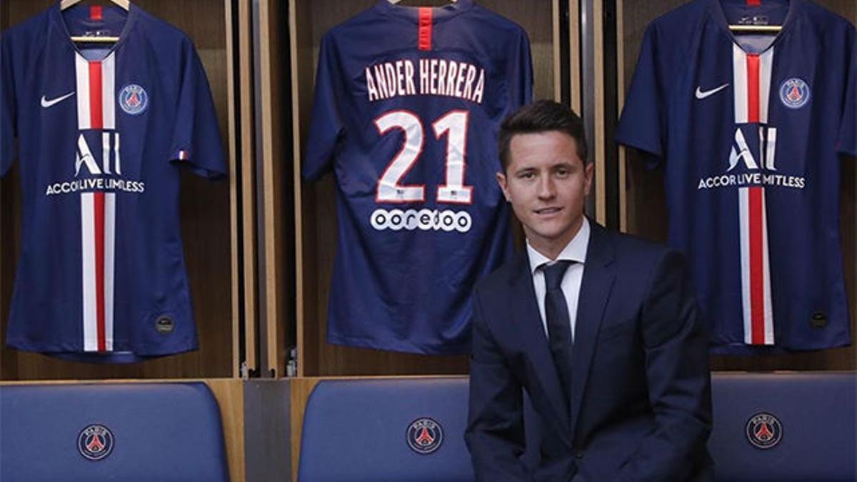 Ander Herrera, nuevo jugador del PSG