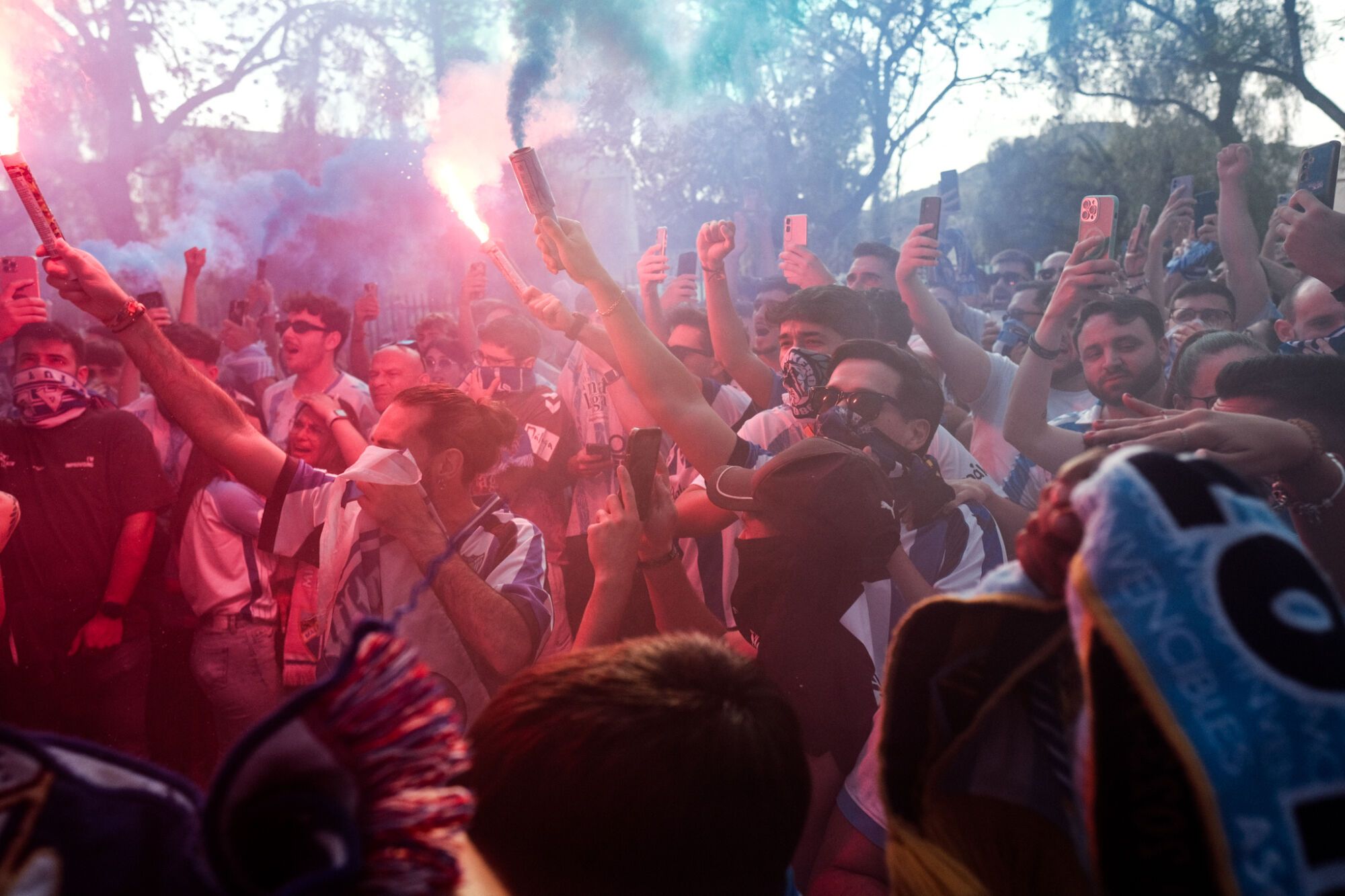 Recibimiento al Málaga CF
