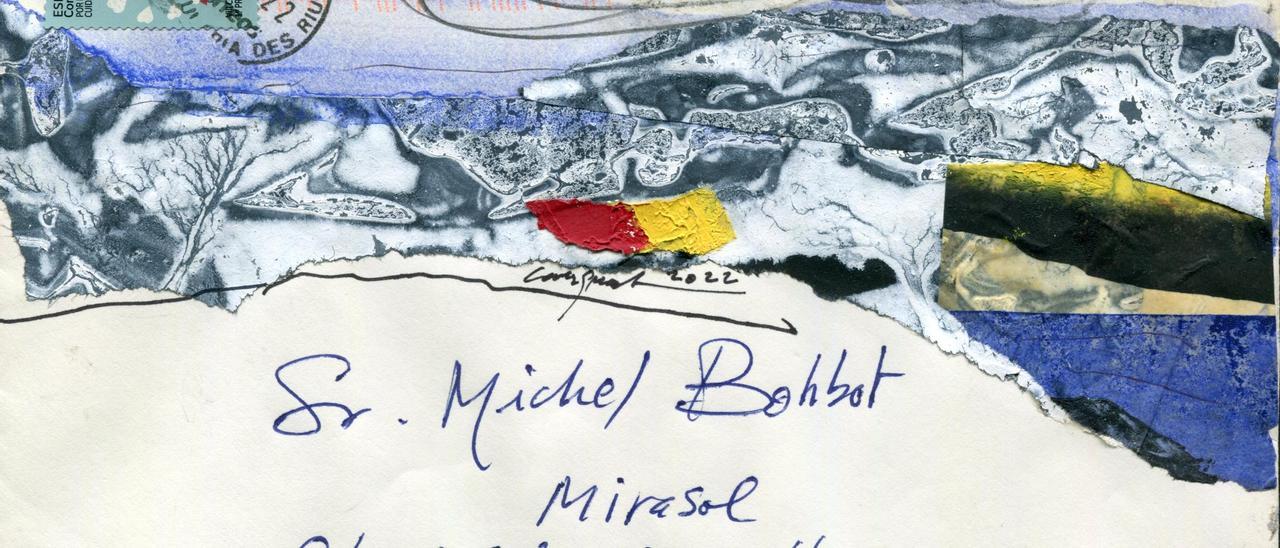 Sobre de Carles Guasch enviado a Michel Bohbot.