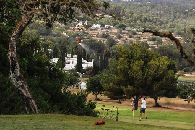 Nuevo incendio en el vertedero de Ibiza