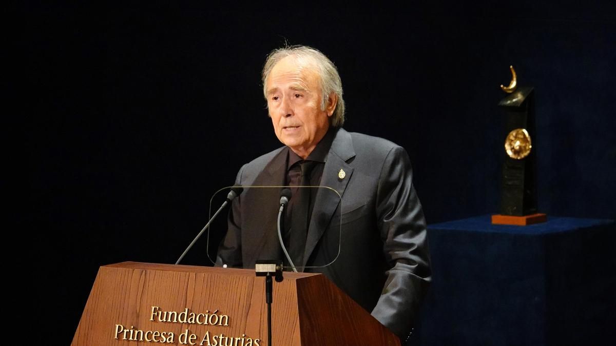 Discurso de Joan Manuel Serrat, Premio Princesa de Asturias de Las Artes 2024 - Premios Princesa de Asturias - La Nueva España