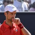 Novak Djokovic, en su derrota contra Alejandro Tabilo en Roma