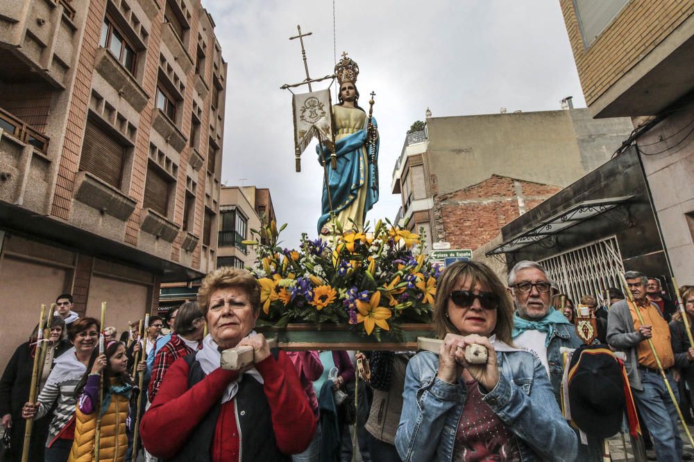 La romería en honor a la Virgen del Rosario cumple sus bodas de plata en Albatera