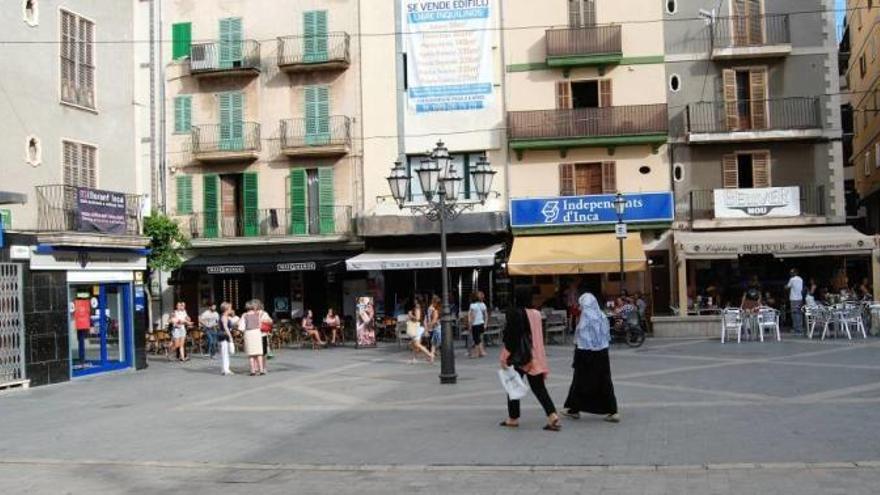 Auf dem Rathausplatz in Inca im Inselinneren von Mallorca sollte die Bluttat stattfinden