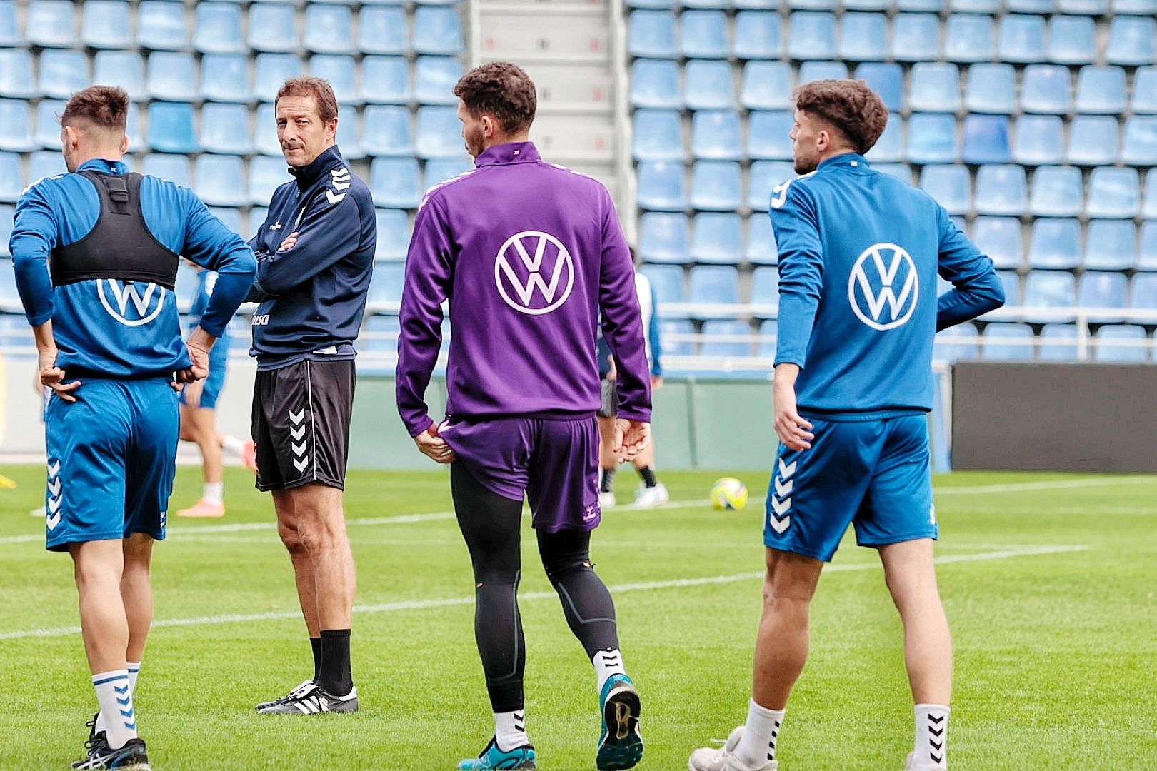 Entrenamiento a puerta abierta del CD Tenerife