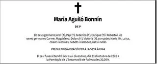 Maria Aguiló Bonnín