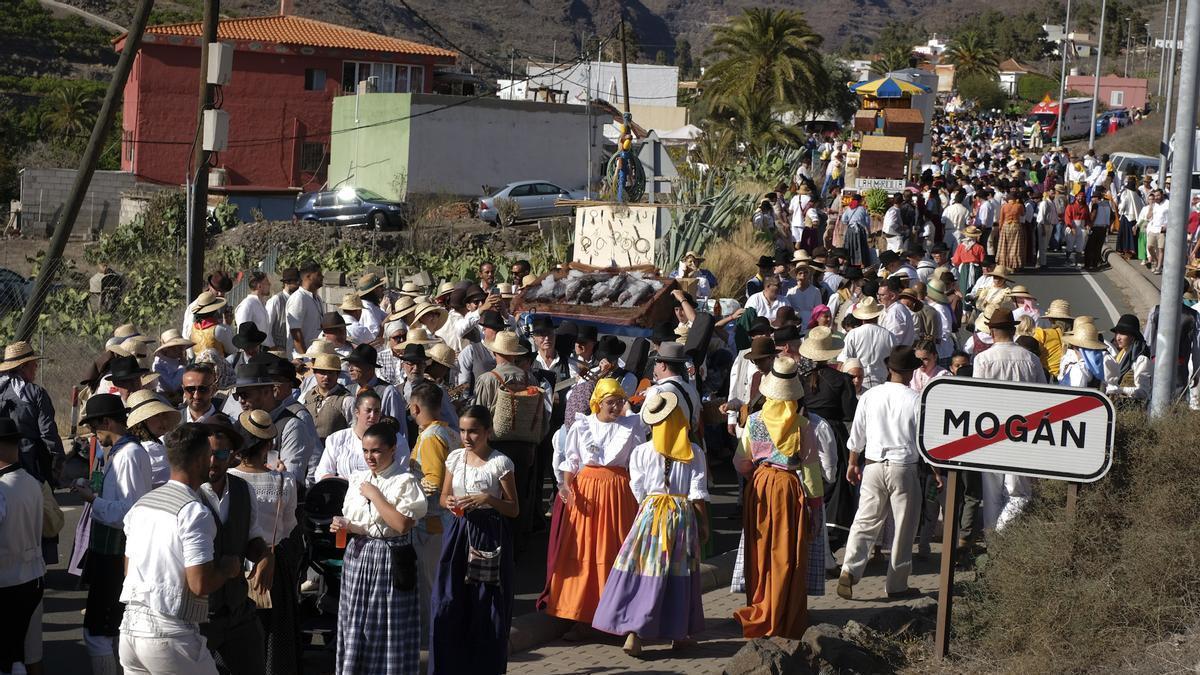 Imagen de la romería ofrenda de San Antonio El Chico de Mogán el año pasado.