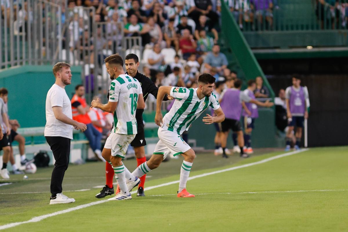 Genaro es sustituido por Théo Zidane durante un encuentro en El Arcángel.