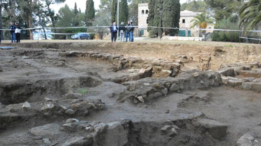 Un dels espais que forma part de les excavacions del Collet.