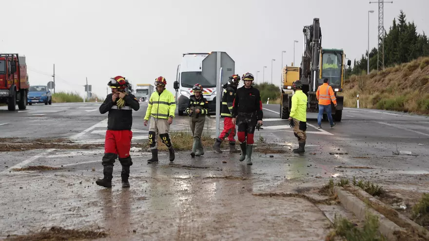 La UME se despliega en Aragón tras la alerta roja por fuertes lluvias en la Ribera del Ebro