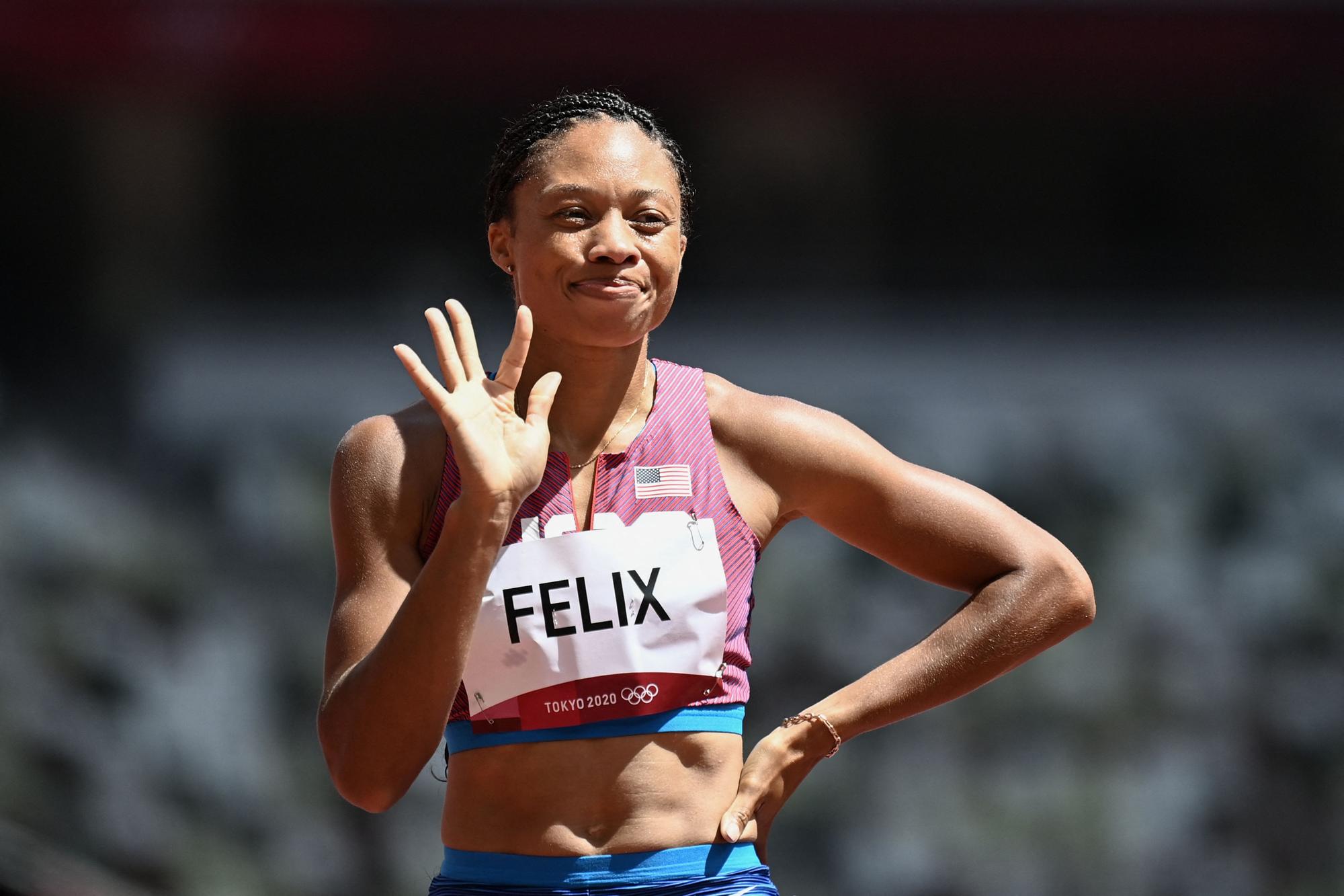 Allyson Felix.