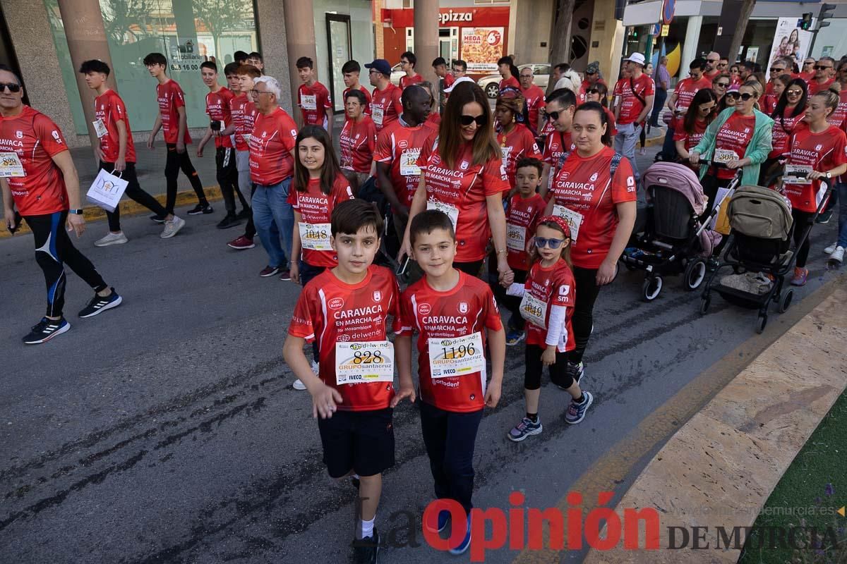 Marcha de la ONG Delwende en Caravaca
