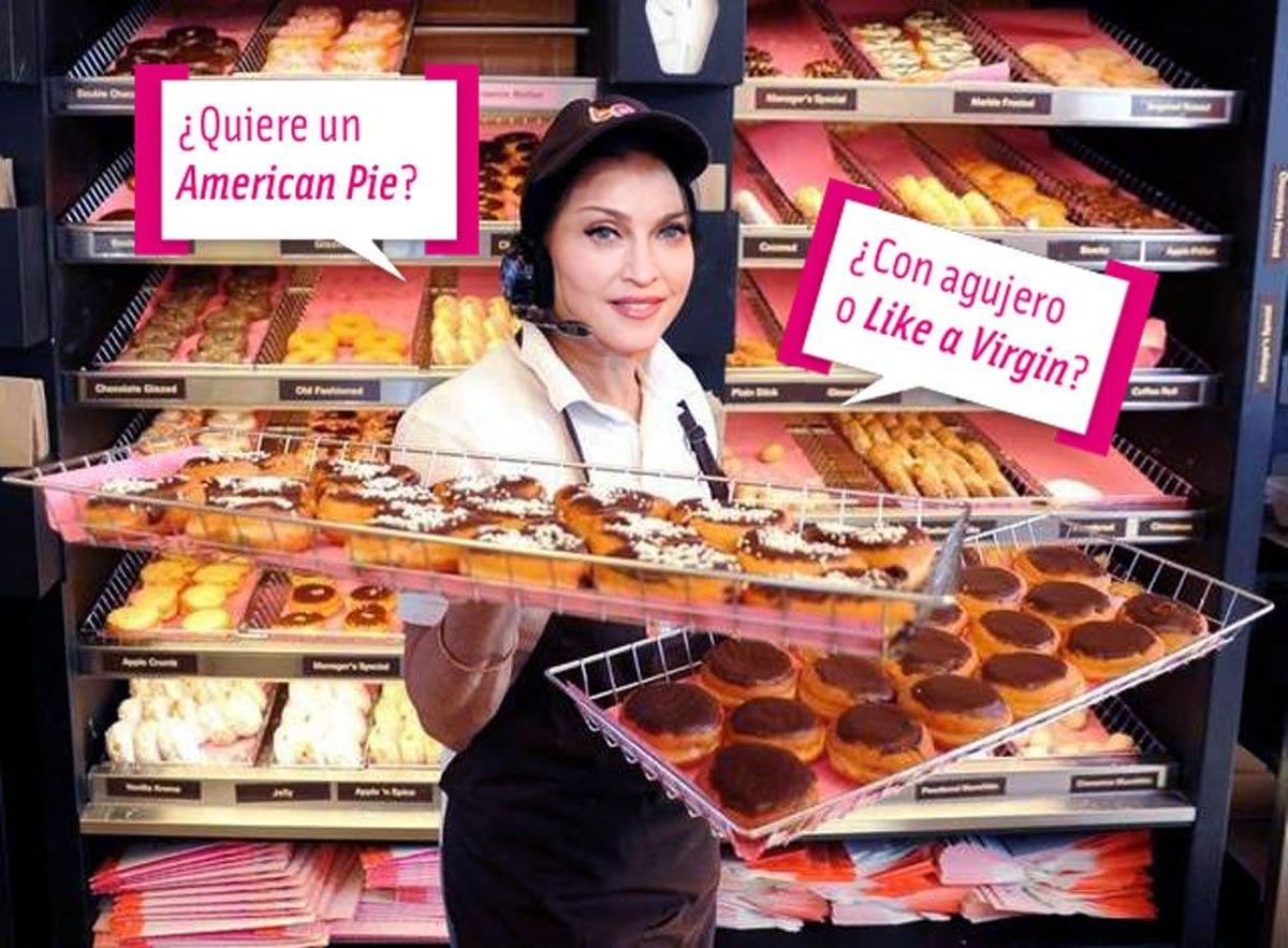 Montaje Cuore Madonna con donuts