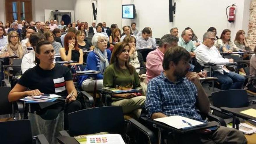 Una de las sesiones de la asamblea en Segovia.