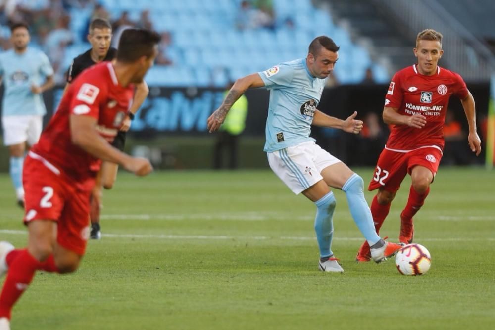 El conjunto celeste cae frente al Mainz 05 en el último amistoso antes del inicio de la Liga y cierra la pretemporada sin conocer la victoria.