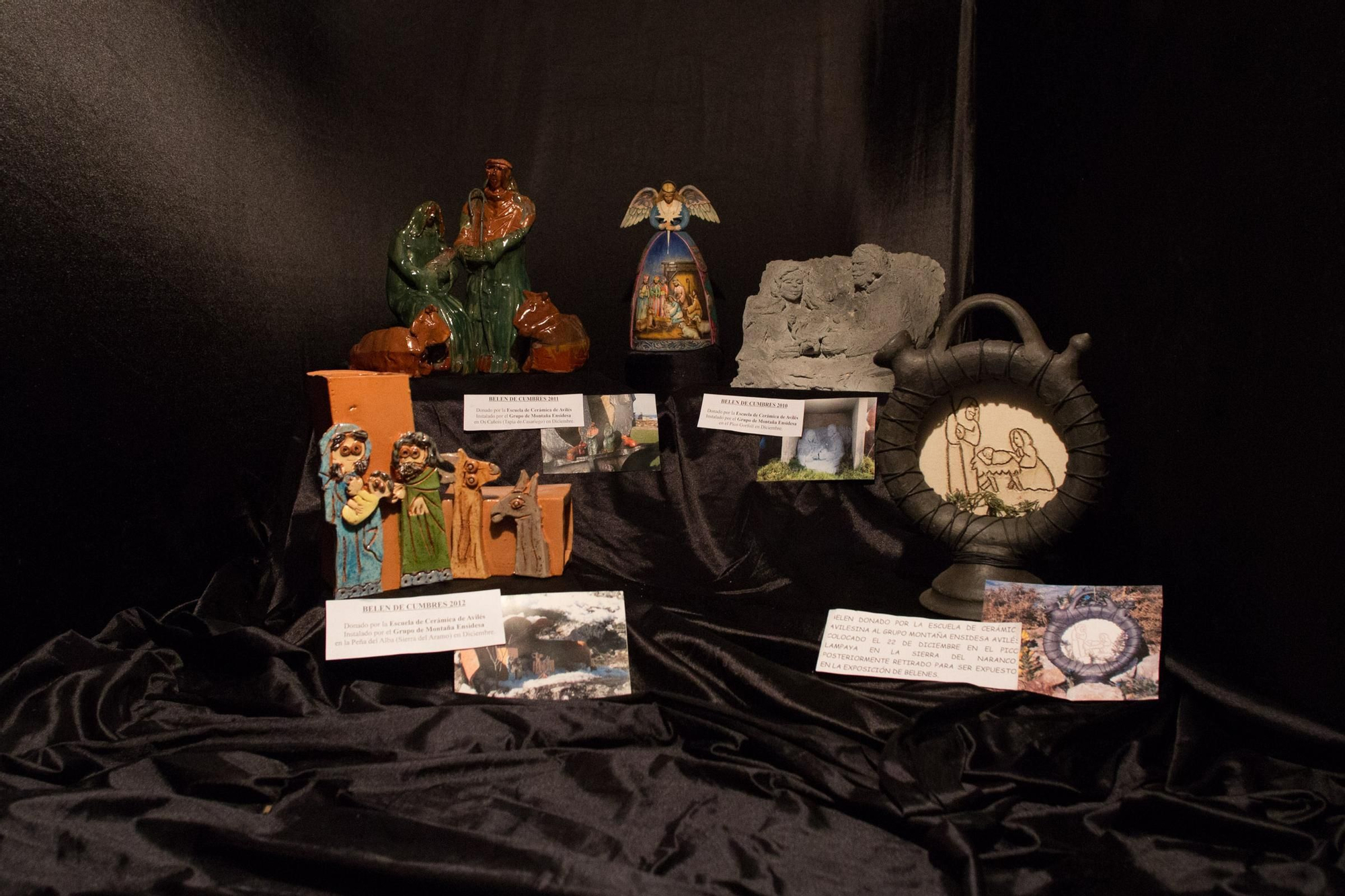Exposición colectiva de belenes en Avilés.