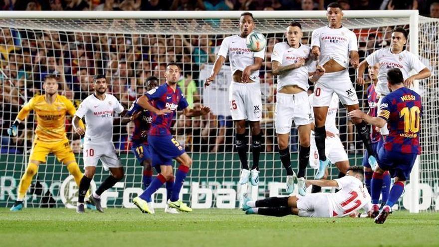 El Barça acaba con el Sevilla en ocho minutos de vértigo (4-0)