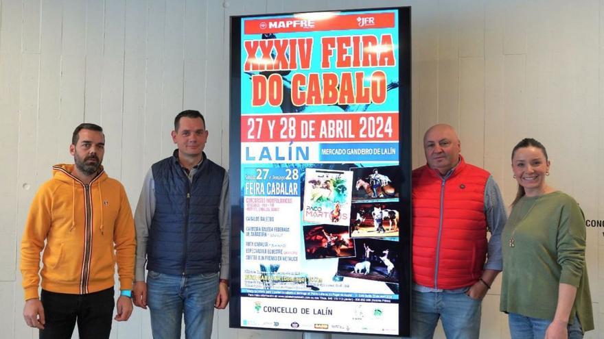 La Feira do Cabalo de Lalín 
fue presentada ayer en el
Concello.   | // CEDIDA