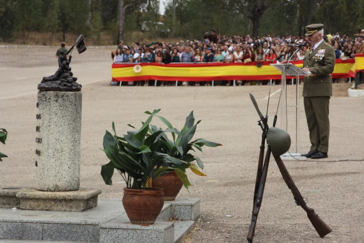 Jura de bandera en el Cefot de Cáceres