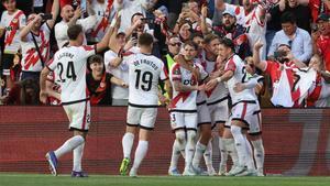 Rayo Vallecano, en la goleada al AEK Atenas (3-0) en la ida de los cuartos de final de la Conference League