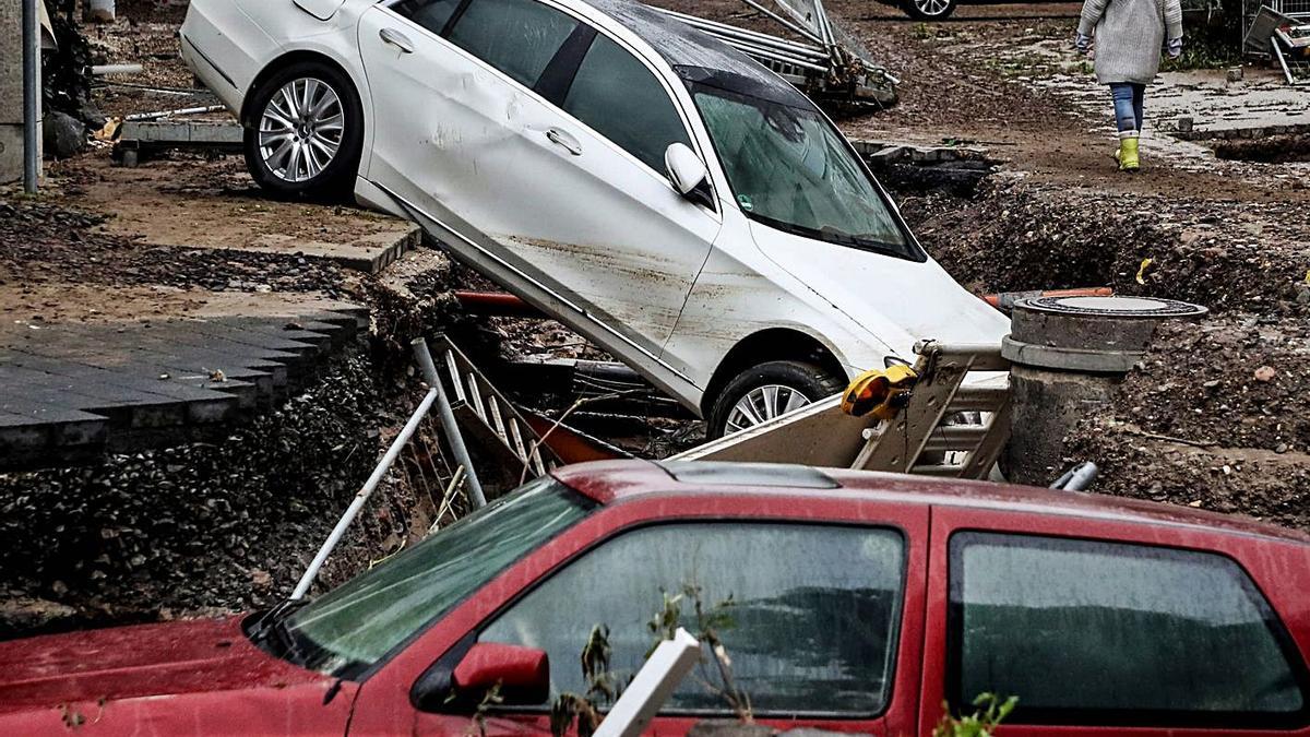 Destrosses en un carrer a Alemanya | EFE