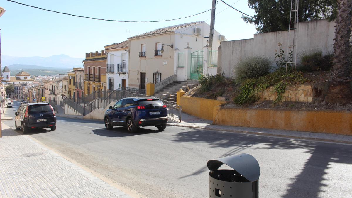 Vista exterior de los depósitos de agua de Lucena.