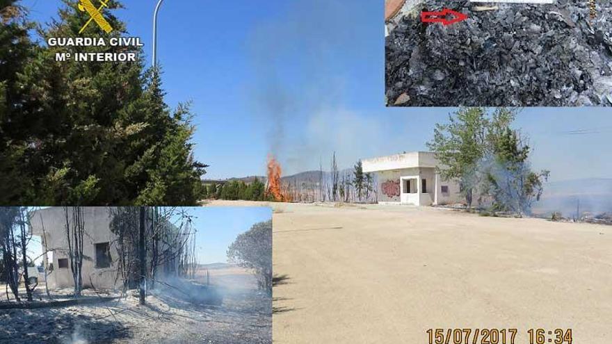 Cinco detenidos y 18 investigados por incendios forestales en Cáceres en 2017