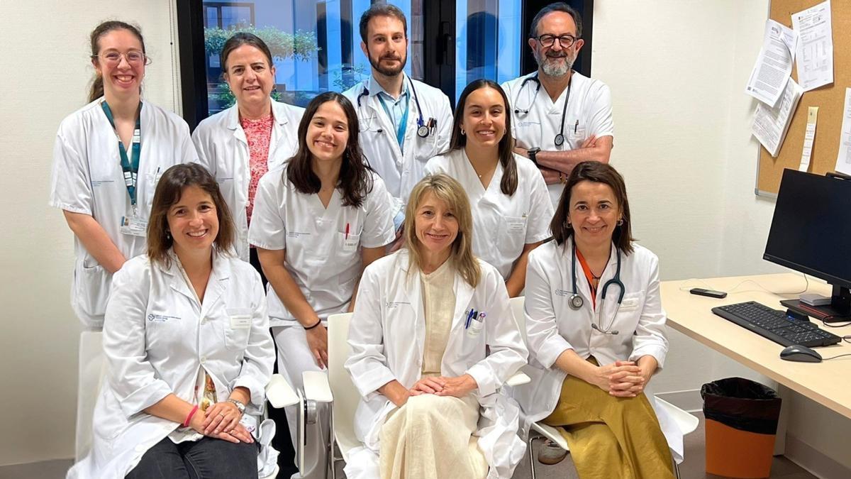 El equipo de la Unidad de Cáncer Familiar y Hereditario del Álvaro Cunqueiro.