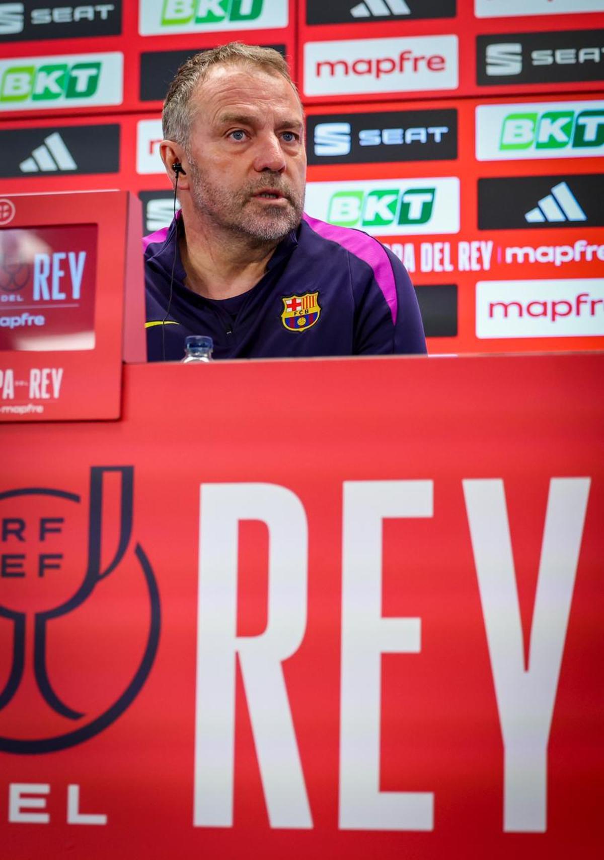 'El Rey', Hansi Flick en rueda de prensa