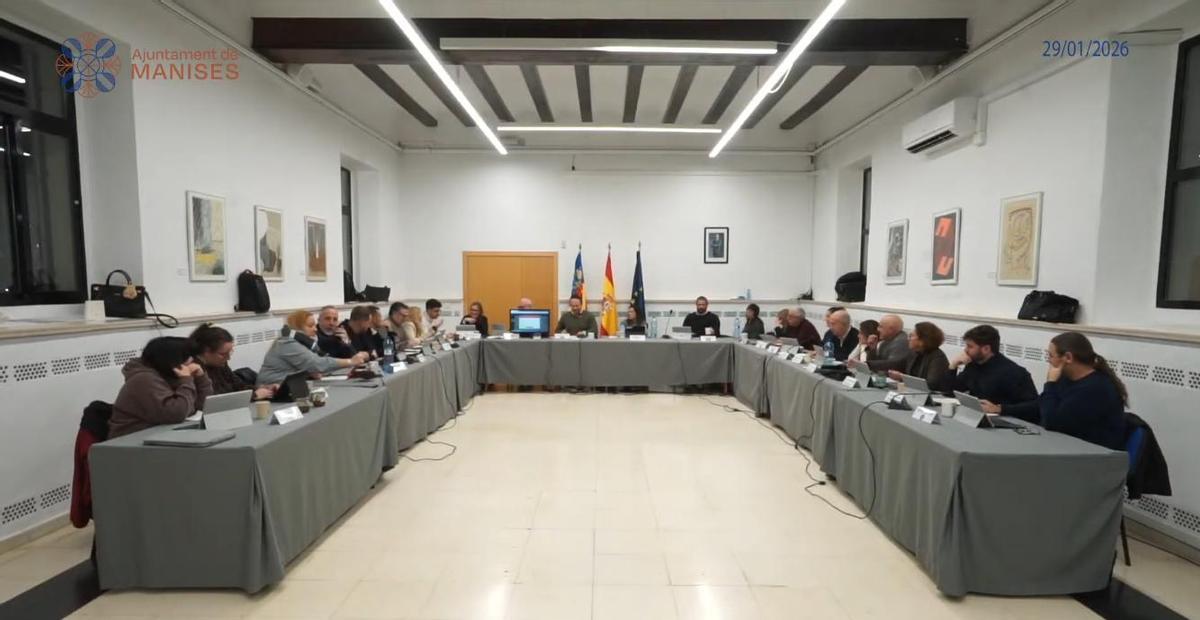Pleno ordinario del 29 de enero del Ayuntamiento de Manises.