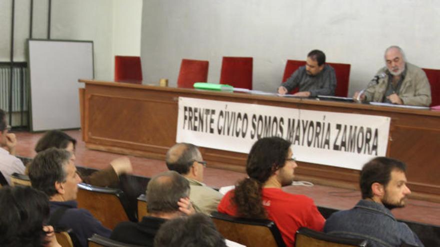 Última asamblea celebrada por el Frente Cívico de Zamora.