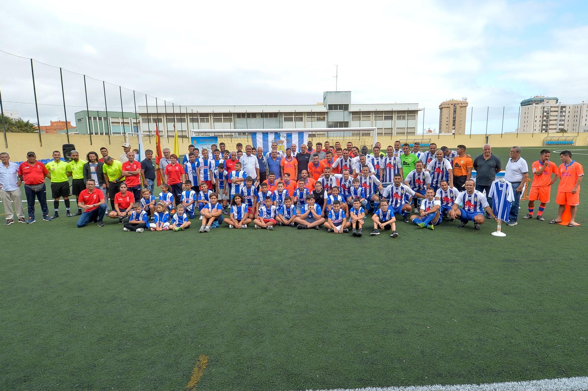 Homenaje al jugador Yeray Espino