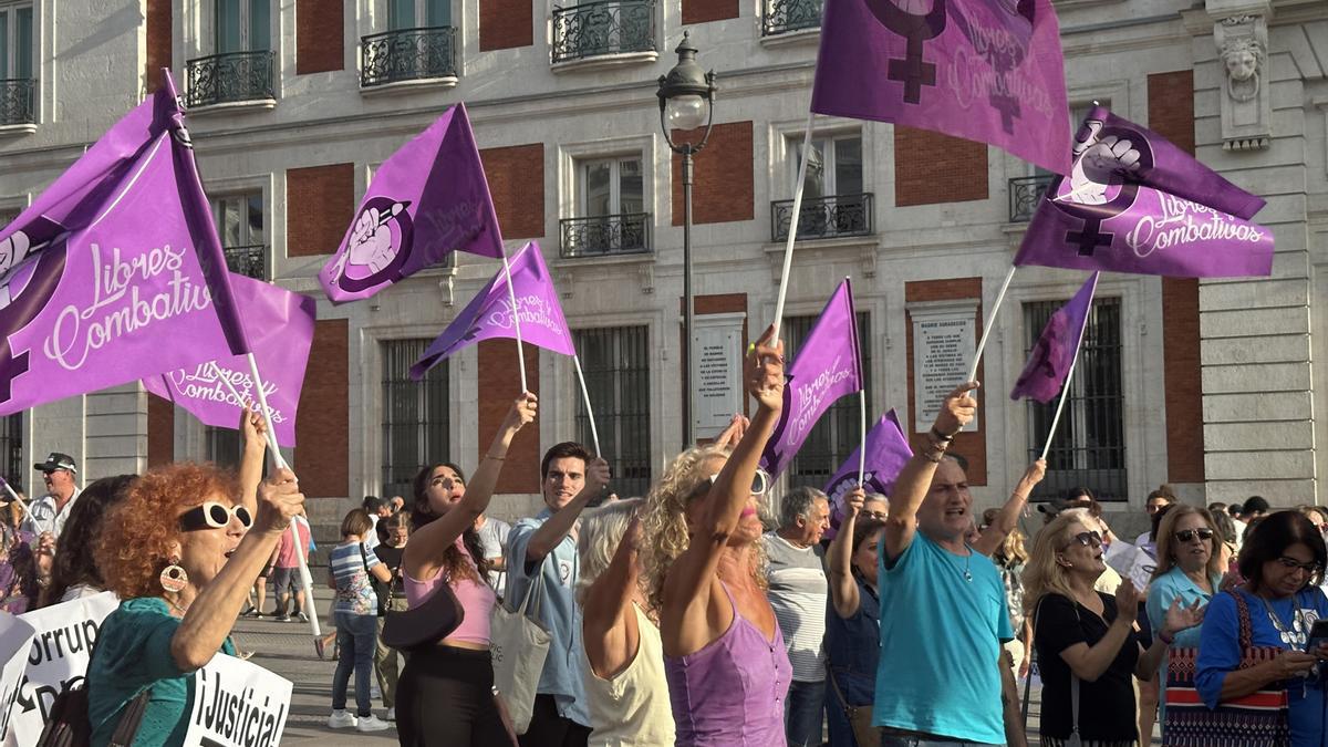 Manifestación contra Rubiales