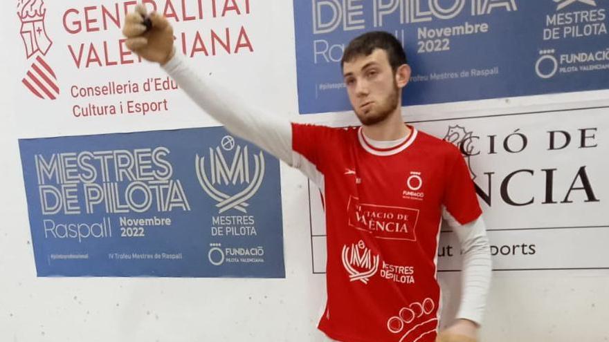 Montaner de Almiserà, en la final del pasado sábado en la Llosa de Ranes