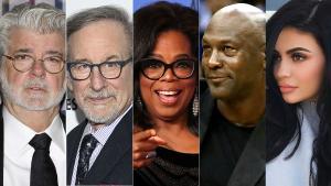 Lucas, Spielberg, Winfrey, Jordan y Jenner, los famosos más ricos del 2018, según ’Forbes’.