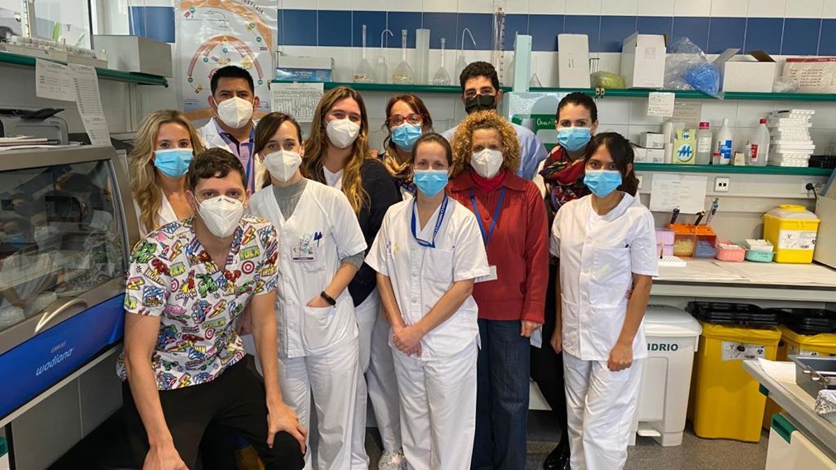 Personal sanitario dedicado a atajar el avance de las infecciones por Covid-19 en El Hierro.
